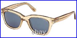 Tom Ford Snowdon Men's Champagne Squared Sunglasses FT0237 45V 52 Italy