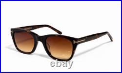 Tom Ford Snowdon Sunglasses FT0237 Dark Havana/Brown 52-21-145mm With Case New