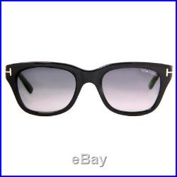 Tom Ford Snowdon TF 237 05B 52mm Black/Gray Square Sunglasses