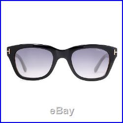 Tom Ford Snowdon TF 237 05B Black on Brown/ Gray Gradient Sunglasses