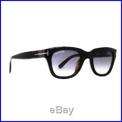 Tom Ford Snowdon TF 237 05B Black on Brown/ Gray Gradient Sunglasses