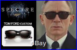 Tom Ford Snowdon TF 237 05B James Bond Spectre Black / Grey Grad Sunglasses 52mm