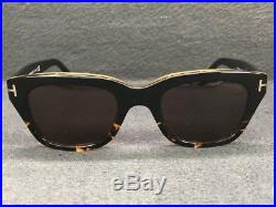 Tom Ford Snowdon TF237 05J Black Havana Honey / Brown Gradient 50mm Sunglasses