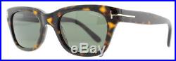 Tom Ford Snowdon TF237 52N Havana Green Gradient Unisex Wayfarer Sunglasses