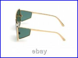 Tom Ford Spector TF0708 33N Forest Green & Gold Sunglasses Sonnenbrille