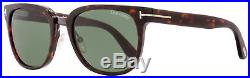 Tom Ford Square Sunglasses TF290 Rock 52N Red Havana/Gunmetal 55mm FT0290