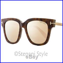 Tom Ford Square Sunglasses TF436 Tracy 56G Havana/Gold/Gray 53mm FT0436