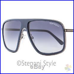 Tom Ford Square Sunglasses TF463 Quentin 92W Matte Navy Blue FT0463