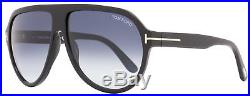 Tom Ford Square Sunglasses TF464 Truman 01W Black FT0464