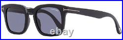 Tom Ford Square Sunglasses TF751N Dax 01A Black 50mm FT0751