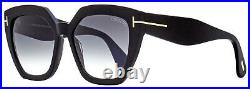 Tom Ford Square Sunglasses TF939 Phoebe 01B Black 56mm FT0939