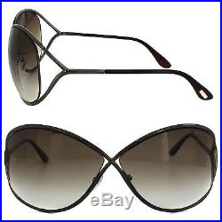Tom Ford Sunglasses 0130 Miranda 36F Shiny Dark Bronze Brown Gradient