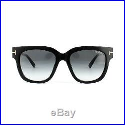 Tom Ford Sunglasses 0436 Tracy 01B Shiny Black Smoke Grey Gradient