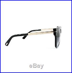 Tom Ford Sunglasses 0436 Tracy 01B Shiny Black Smoke Grey Gradient