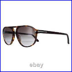Tom Ford Sunglasses 0447 Jacob 52B Dark Havana Smoke Grey Gradient