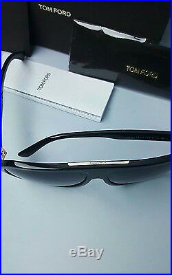 Tom Ford Sunglasses 0464 Truman 01W Shiny Black Blue Gradient unisex sunglasses