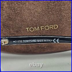 Tom Ford Sunglasses 2012 Vintage Black Gold Square Alicia TF 275 01F 301024