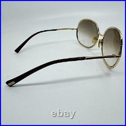 Tom Ford Sunglasses Alexandra Tf118 30T 59-16-130 Gold Brown Butterfly H11877