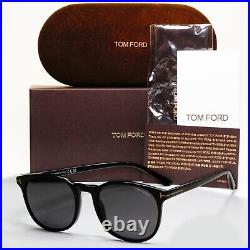 Tom Ford Sunglasses Ansel Black Glossy Square FT 0858-N TF 858-N 01A 53mm