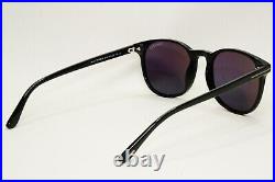 Tom Ford Sunglasses Ansel Black Glossy Square FT 0858-N TF 858-N 01A 53mm