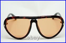 Tom Ford Sunglasses Arizona Brown Tortoise Teardrop Unisex FT0769 TF 769 52E