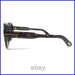 Tom Ford Sunglasses Autumn TF660 52T Brown Tortoise Square Thick Rim Frames 140