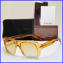 Tom Ford Sunglasses Bailey-02 Yellow Honey Transparent Square FT0885 TF 885 39F