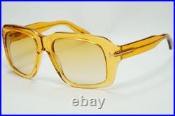 Tom Ford Sunglasses Bailey-02 Yellow Honey Transparent Square FT0885 TF 885 39F