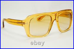 Tom Ford Sunglasses Bailey-02 Yellow Honey Transparent Square FT0885 TF 885 39F