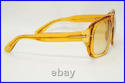 Tom Ford Sunglasses Bailey-02 Yellow Honey Transparent Square FT0885 TF 885 39F