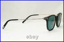 Tom Ford Sunglasses Beau Black Gold Square Mens Designer FT0672 TF672 02N 53mm