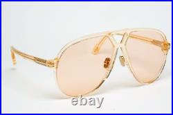 Tom Ford Sunglasses Bertrand Honey Light Brown Transparent FT1061 TF 1061 45E
