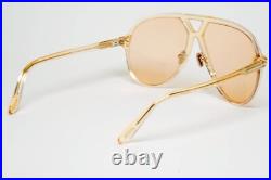 Tom Ford Sunglasses Bertrand Honey Light Brown Transparent FT1061 TF 1061 45E
