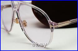 Tom Ford Sunglasses Bertrand Lilac Violet Oversized Pilot FT1061 TF 1061 78Y