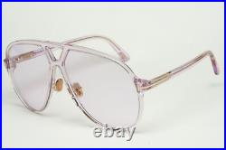 Tom Ford Sunglasses Bertrand Lilac Violet Oversized Pilot FT1061 TF 1061 78Y