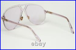 Tom Ford Sunglasses Bertrand Lilac Violet Oversized Pilot FT1061 TF 1061 78Y