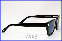 Tom Ford Sunglasses Black Glossy Dark Bue Spectre Bond FT5178 TF 5178 001 50mm