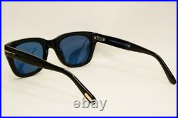 Tom Ford Sunglasses Black Glossy Dark Bue Spectre Bond FT5178 TF 5178 001 50mm