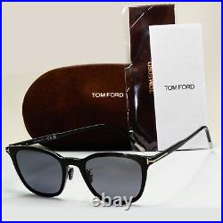 Tom Ford Sunglasses Black Polarised Grey Square FT0956-D TF 956-D 01D 52mm Tom Ford Sunglasses Black Polarised Grey Square FT0956-D TF 956-D 01D 52mm