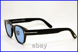 Tom Ford Sunglasses Blue Black Glossy Square FT1041-D TF 1041-D 01V 48mm