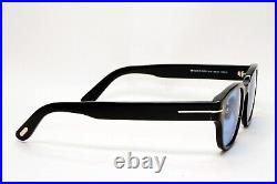 Tom Ford Sunglasses Blue Black Glossy Square FT1041-D TF 1041-D 01V 48mm