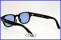 Tom Ford Sunglasses Blue Black Glossy Square FT1041-D TF 1041-D 01V 48mm