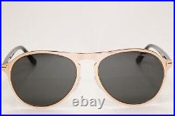 Tom Ford Sunglasses Bradburry Gold Black Square Metal FT0525 TF 525 28A 56mm Tom Ford Sunglasses Bradburry Gold Black Square Metal FT0525 TF 525 28A 56mm