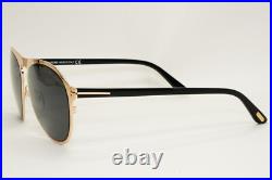 Tom Ford Sunglasses Bradburry Gold Black Square Metal FT0525 TF 525 28A 56mm Tom Ford Sunglasses Bradburry Gold Black Square Metal FT0525 TF 525 28A 56mm