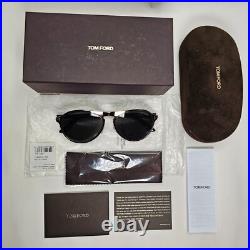 Tom Ford Sunglasses Bradburry Gold Black Square Metal FT0525 TF 525 28A 56mm Tom Ford Sunglasses Bradburry Gold Black Square Metal FT0525 TF 525 28A 56mm