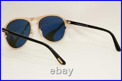 Tom Ford Sunglasses Bradburry Gold Black Square Metal FT0525 TF 525 28A 56mm Tom Ford Sunglasses Bradburry Gold Black Square Metal FT0525 TF 525 28A 56mm