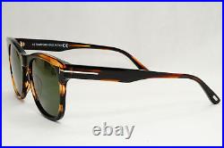 Tom Ford Sunglasses Brooklyn Brown Tortoise Green Square FT0833 TF 833 56N