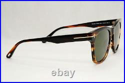 Tom Ford Sunglasses Brooklyn Brown Tortoise Green Square FT0833 TF 833 56N