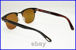 Tom Ford Sunglasses Brown Black Gold Square FT0623 TF 623 Laurent 02 02J