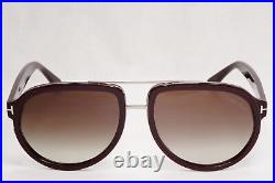 Tom Ford Sunglasses Brown Geoffrey Pilot Gradient FT0779 TF 779 48B 58mm